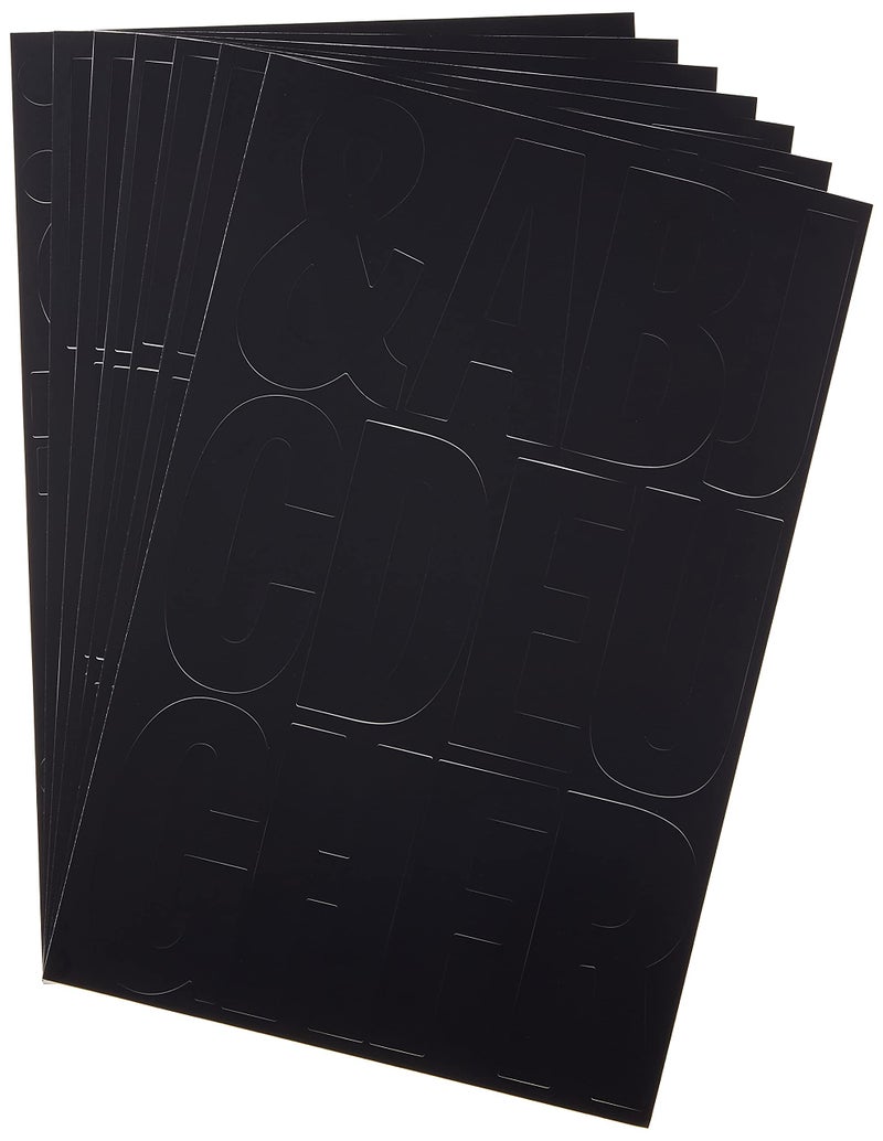 Headline Sign 32411 Stick-On Vinyl Letters, Black, 4-Inch, Made in USA - Image 3